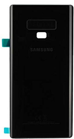originale Scocca Copribatteria Back Cover Vetro Posteriore Compatibile per Samsung Note 9 N960 N960F Nero Adesivo GH82-16923A