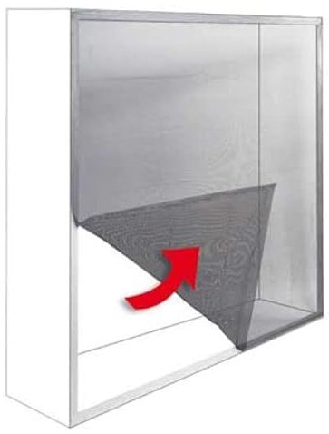 ZANZARIERA A STRAPPO GRIGIA 130X150 ECCO