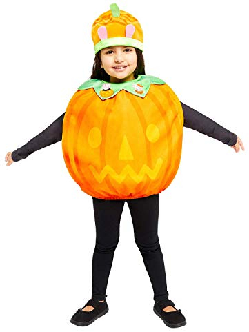 (PKT) (9907589) Child Peppa Pumpkin Costume Tabard (4-6yr)