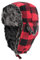 Gisdanchz Ushanka Chapka Herren Winterkappe Mit Ohrenklappen Herren Mütze Fliegermütze Gesichtsschutz Ear Muff Winter Hut Russen Mütze Wintermaske Russenmützen Trappermütze Rot