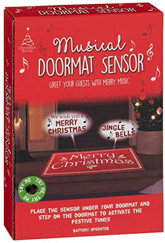 Best gifts CHRISTMAS MUSICAL DOORMAT SENSOR GREET YOUR GUESTS WITH MERRY JINGLE BELLS MUSIC