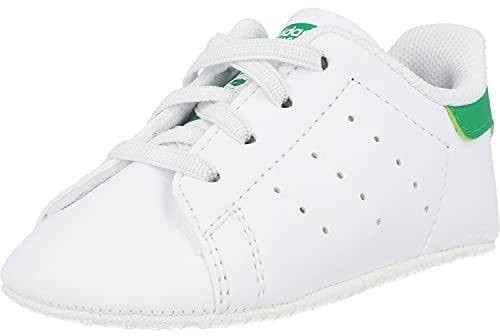 adidas Stan Smith Crib, Sneaker Unisex-Bimbi 0-24, Bianco (Ftwr White/Ftwr White/Ftwr White), 18 EU