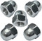 AERZETIX - C49613 - Set di 5 dadi ciechi M10 esagonali - testa bombata in forma rialzata cava - in acciaio inossidabile A2