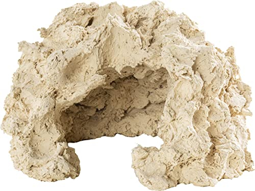 ARKA Riffkeramik Höhle - 15 cm - Aus natürlichen Rohstoffen gefertigte Höhle, schadstofffrei mit hoher Porosität, Made in Germany, für Meerwasseraquarien, Made in Germany