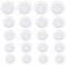 Toyvian 20 Stück Weiß Gummi Spardose Stecker Sparschwein Stecker Gummi Sparschwein Stopper Abdeckung Gummi Rundstecker PVC Gummi Spardose Sparschwein Box Verschluss Stecker Stopper