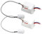 ARUM® 2 Détecteur de Mouvement Encastrable Plafond Infrarouge Blanc pour Éclairage - Distance Détection 3 à 6m en Champ Libre - Angle 360° - IP65