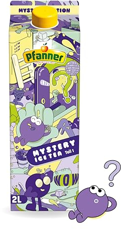 Pfanner Eistee Mystery Johannisbeere Apfel Yuzu – 1 x 2 l Ice Tea - direkt aufgebrühter Tee – Eistee-Karton