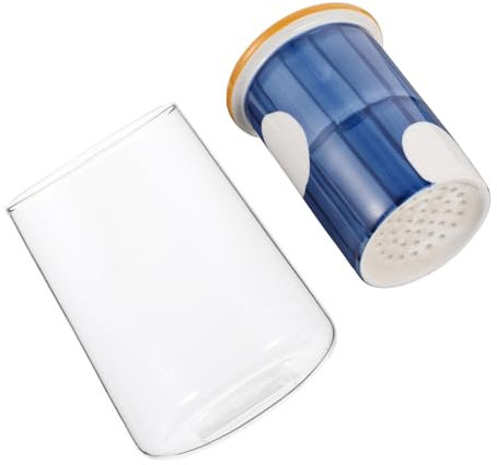 Cabilock Besteckschale aus Keramik Küchenbesteck-Organizer Wäscheständerkorb geschirrtuchhalter -Organizer Besteckhalter Essstäbchen Veranstalter Besteckständer Aufbewahrungskiste Glas