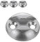Safetytex Zurrpunkt für Airlineschiene - Zurrplatte aus Alu - Haltepunkt 10,2 mm x 44 mm - perfekt für Ladungssicherung - Befestigung Single Fitting - 4 Stück