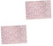 Operitacx 2 Blatt Stoff Aus Reiner Baumwolle Zum Quilten Zum Selbermachen Nähen Quilten Bedruckter Stoff Baumwoll Bastelstoffe Nähstoff Floraler Stoff Quadrate DIY Stoff