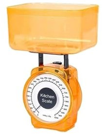 CGCSYZ Digitale Küchenwaage, Haushaltswaage, Kaffee-Federwaage, mechanische Waage, Restaurantwaage, Mini-Waage zum Wiegen von Backwaren, Gebäck, Gemüse und Lebensmitte(Orange