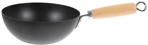 Kleiner Wok aus Schmiedeeisen, Antihaft, Schwarz für Wok Induktion