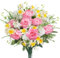 HUAESIN Künstliche Blumen Pfingstrose Frühling Deko Kunstblumen Narzisse Plastikblumen Seidenblumen Unechte Blumen Blumensträuße für Balkon Garten Vase Blumenkasten Hochzeit Dekoration Rosa