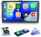Hikity [4+64GB] Android 15 Autoradio CarPlay Android Auto sans Fil pour VW Golf 5 6 Passat Polo Tiguan Touran Caddy Skoda Seat Radio Écran Tactile 9 Pouces GPS WiFi Mirror Link Bluetooth Hi-FI