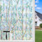 KROMAPOLIS Fensterfolie Blickdicht Sichtschutzfolie Fenster Folie Blickschutz Folie Fenster Sichtschutz Fensterfolie Bunt Klebefolie Fenster 4 Werkzeuge Grün Regenbogen UV-Schutz - 90 * 200cm