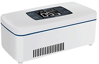 ZGYOZMNG Nevera portátil para insulina, Caja refrigerada Que Mantiene la Temperatura Entre 2 y 8 ℃, para automóvil, Viajes, hogar, Mini refrigerador portátil para insulina