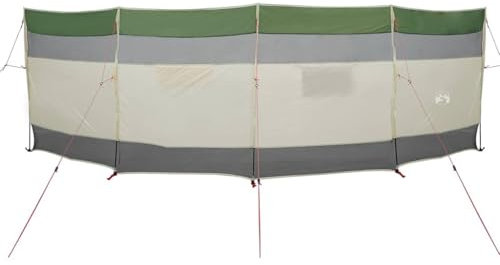 vidaXL Brise-vent de camping vert 510x153 cm imperméable, brise-vent de plage, brise-vent de camping-car, brise-vent de tente, brise-vent de caravane