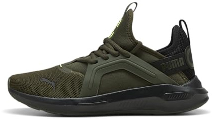 PUMA Softride Enzo 5 Cross-Trainingsschuhe für Herren, Dark Olive-Black-fizzy Light Ah25, 40.5 EU