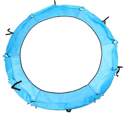 QAUUCP Trampolin Randabdeckung Trampolin-Federabdeckung, Federschutzpolster mit Löchern for Stangen, Schutzhülle for Trampolin-Umrandungspolster, wasserdicht, universell(Blue)