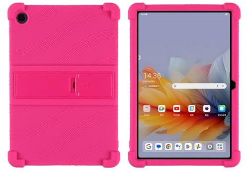Funda para Lenovo Tab M10 Gen 4 10.1 - Cubierta Protectora a Prueba de choques Suaves para niños de Peso liviano Silicona Case Cover para Lenovo Tab M10 Gen 4 TB311FU /TB311XU 2025 (Rosa)