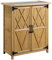 Outsunny Abri de Jardin Armoire de Jardin extérieur sur Pied dim. 75L x 40l x 90H cm 3 étagères 2 Portes Toit en tôle galvanisé étanche Bois Sapin Jaune