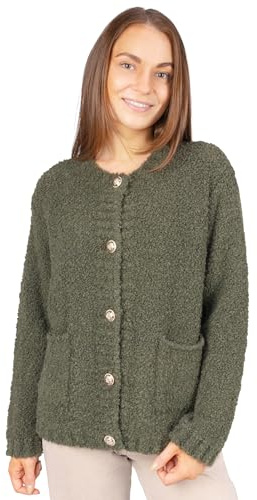 Seasons of April Damen Strickjacke Regular – Klassischer Cardigan mit Knöpfen, Feinstrick Pulloverjacke elegant & bequem