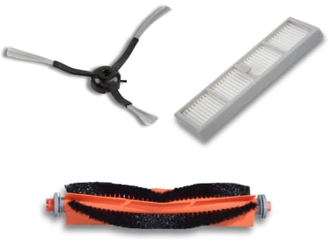 Kit d'accessoires compatible Karcher RCV 5, Philips-Homerun 7000 Series XU7100/01, XU7100/02 Modèles Robot Aspirateur Kit : 1 Brosse Latérale, 1 Filtre Hepa, 1 Brosse Principale - Accessoire de