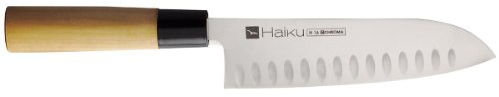 Chroma H-16 Santoku-Messer mit Kullenschliff 17 cm