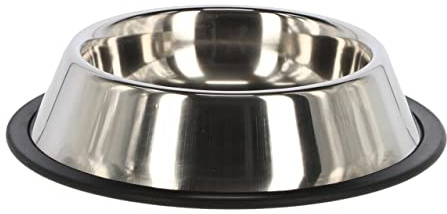 Kerbl Stainl Steel Bowl Antislip App, 450 ml