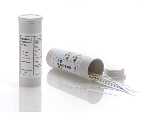 self-diagnostics UrineCheck 7 - Verfälschungstest bei Urinproben - Manipulation von Urinproben für Drogentests erkennen - 25 Teststreifen