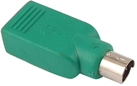 sourcing map Mini 6 Pin DIN PS/2 A USB ratón Adaptador Grn