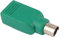 sourcing map Mini 6 Pin DIN PS/2 A USB ratón Adaptador Grn