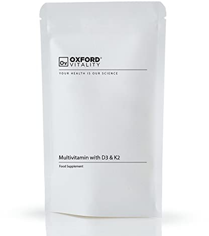 Multivitamin Tablets | with Vitamin D3, K2, Biotin and Folic Acid | Supplement for Men and for Women | Oxford Vitality