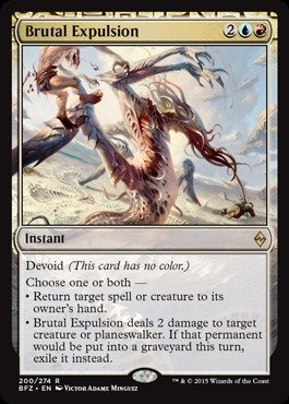 Magic: the Gathering - Expulsión brutal (200/274) - Batalla por Zendikar de Magic: the Gathering