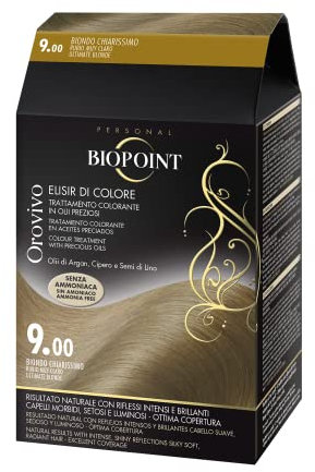 BIOPOINT Orovivo Farbe 9 hellblonde Farbe Farbton Dauerhafte Haar