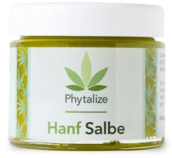 Hanf Salbe, regeneriert & verwöhnt trockene & raue Hautstellen, ideale Naturkosmetik von The Hemp Line für anspruchsvolle & strapazierte Haut (100 ml)