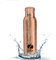 Zafos Hammered Copper Yoga Water Bottle or Thermos Flask 34oz Capacity with 99.5% Purity- Handmade,Joint Free & Leak Proof for Ayurvedic Health Benefits,Sports,Gym,Yoga & Travel