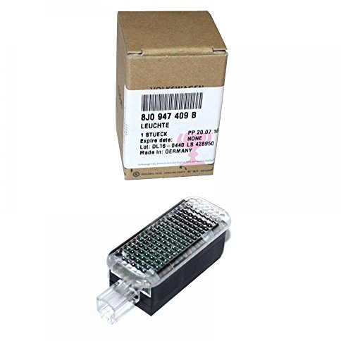 LED Kofferraumbeleuchtung weiß Kofferraum Original Audi Leuchte 8J0947409B