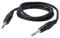 MUSIC STORE Instrumentenkabel Klinke, Klinkenkabel 2 Klinke mono und versilberten Kontakten, Kabellänge 1.5 m, Standard