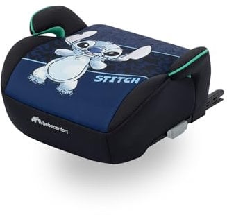 Bebeconfort Disney Manga i-Fix, Alzatina Auto Bimbi 6–12 Anni, 128–150 cm, Rialzo Auto Bambini, Seggiolino Auto Isofix, Leggero, Installazione Facile, Imbottito, Tessuti Morbidi, Authentic Stitch