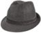 Lipodo Molinar Cordhut grau Herren - Herrenhut aus Baumwolle - Hut Größe 59 cm - Trilby aus Cord - Stoffhut mit Ripsband und Innenfutter - Kordhut Sommer/Winter