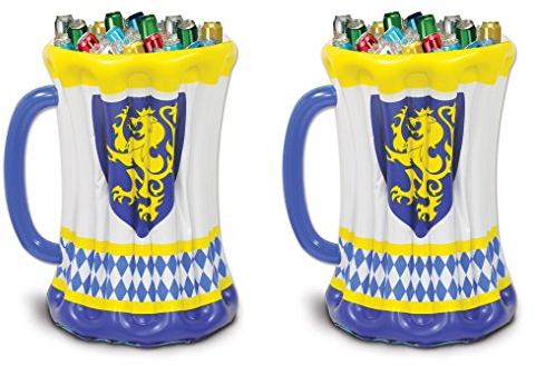 Aufblasbarer Bierkrug Kühler 2er Pack