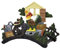 Ferrestock FSKPM011 Portamangueras metálico de Pared, Fabricado en Hierro Forjado, Colores Vivos con diseño de Gallo, 200x150x240 mm