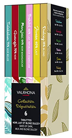 Valrhona Collection Grands Crus - 6 tablettes 420g