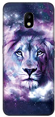 DiaryTown Case Kompatibel mit Samsung Galaxy J7 2017 / J730 / J7 Pro Hülle, Ultra Dünn Silikon Schwarz Hüllen mit Tier Motiv Handyhülle Samsung J7 2017 Schutzhülle für Mädchen Junge, Rosa Löwe