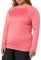 Amazon Essentials Rash Guard a Manica Lunga Donna, Rosa Corallo, 46