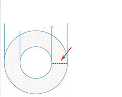 1M lebensmittelechter klarer transparenter Silikonkautschukschlauch 4 5 6 7 8 9 10 11 12 14 16 mm Außendurchmesser Flexibler Silikonschlauch-7x10 mm