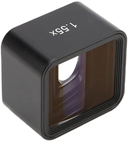 Akozon 1.55X Weitwinkelobjektiv Anamorphotisches HD-Objektiv Professionelles Kameraobjektiv-Kit Objektiv Optisches Glas Einfache und Bequeme Installation Kleines Tragbares