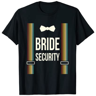 Bride Security Hochzeits-Entourage, kleiner Ring T-Shirt