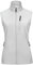 33,000ft Gilet d'extérieur pour Femme, Veste Softshell sans Manche, Gilet de Course Léger, Coupe-Vent, Imperméable et Respirant, Gilet de Sport Décontracté, Gris Glace L